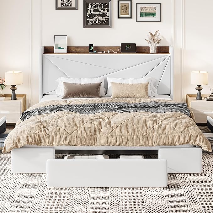 SHA CERLIN King Size Bed Frame - Image 3