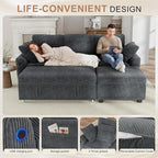Hanherry 81" Sectional Couch - Image 3