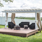 Patio 3-Seater Sofa Cover, Outdoor Couch Cover Fits up to 79W x 38D x 35H Inches - Image 8