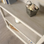 Sauder Miscellaneous Storage 3-Shelf Bookcase/ book shelf, Chalked Chestnut - Image 5