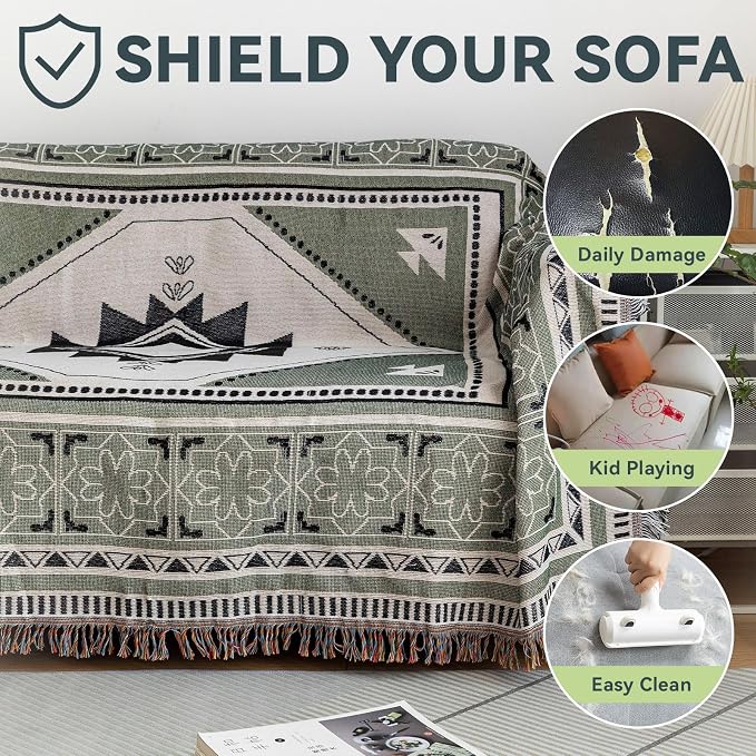VClife Boho Sofa Cover XL Couch Cover - Image 7