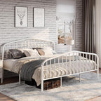 SHA CERLIN King Size Metal Platform Bed Frame by SHACERLIN