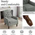 Pia Ricco Mid-Century Modern 2-Piece Wingback Chair Set - Image 4