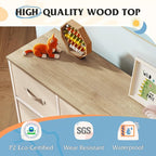 WLIVE 7 Drawer Dresser TV Stand, Entertainment Center, Media Console Table - Image 6