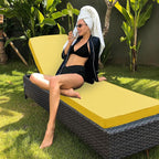Chaise Lounge Cushion for Outdoor Furniture, Waterproof Fade and Tear Resistant - Image 2