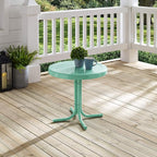 Crosley Furniture Griffith Weather Resistant Retro Metal Outdoor Side Table - Image 12