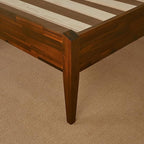 Bme Dinkee 15" Solid Wood Platform Bed Frame Without Headboard - Image 7