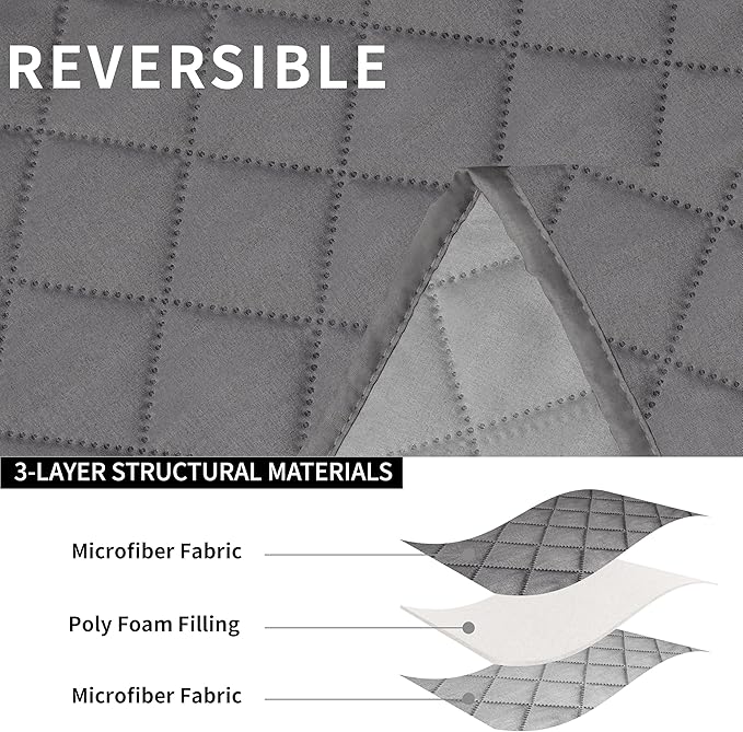 Easy-Going Recliner Sofa Cover, Reversible Couch Cover - Image 5