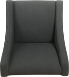 Homepop Home Decor | Upholstered Classic Swoop Arm Accent Chair | Accent Chairs - Image 6