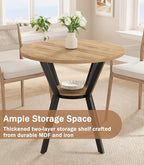 Round Kitchen Tables for 2-4, 31.5" Small Dining Tables - Image 2