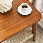Mid-Century Modern Boho Side Table - Image 4