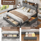 EnHomee Queen Size Bed Frame - Image 3