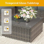 May in Color 5 Piece Outdoor Patio Sectional Furniture Set, Weather Resistant - Image 6