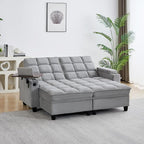 70.9" Chaise Lounge Chair Indoor, Oversized Boucle Upholstered Sofa Bed by Unknown