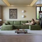 136" Sectional Couches for Living Room Cloud Couch Sofa by AWarmHomeForYou