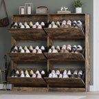 BORNOON Shoe Cabinet with 6 Flip Drawers, Slim Narrow Shoe Storage Cabinet - Image 7