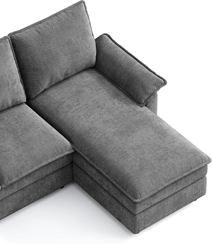 LINSY HOME Chaise Modular for Sectional Sofa, Cloud Sofa Lounge by LINSYHOME