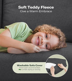 Welzona 83" Couches for Living Room, Teddy Sofa Couch - Image 5
