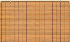 Red Lantern Burnt Bamboo Cordless Window Shade - Image 6