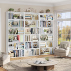 FOTOSOK 6-Tier Open Bookcase and Bookshelf, Freestanding Display Storage - Image 6