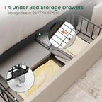LARMACE King Size Bed Frame - Image 5