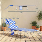 Outsunny Chaise Lounge Chair Outdoor - Image 3
