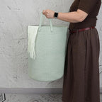 XUANGUO Cotton Rope Laundry Basket Hamper - Image 3