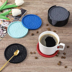ME.FAN Silicone Coasters with Holder, Drinking Coasters - Image 5