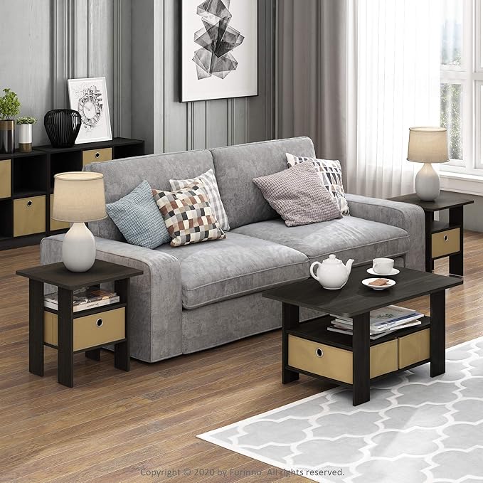 Furinno Andrey Coffee Table, Small Modern Center Table - Image 7