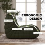 Loveseat Fireside Chair Bean Bag Sofa - Image 5