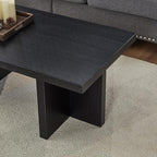 Roundhill Furniture Mchome 3-Piece Coffee Table Set, Coffee Table and Two End - Image 5