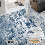 4x6 Area Rug Living Room Rug: Washable Modern Abstract Soft Thin Rug Indoor - Image 8