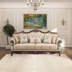 Lexicon Traditional Sofa Couch for Living Room, Rolled Arm Sofa by Lexicon