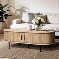 LuxenHome Oval Coffee Table by LuxenHome