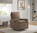 Oxford Baby Uptown Upholstered Glider Recliner Rocking Chair 360° Swivel - Image 2
