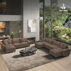HERA'S HOUSE 158" Modular Sectional Sofa, Oversized L Shaped Couches - Image 9