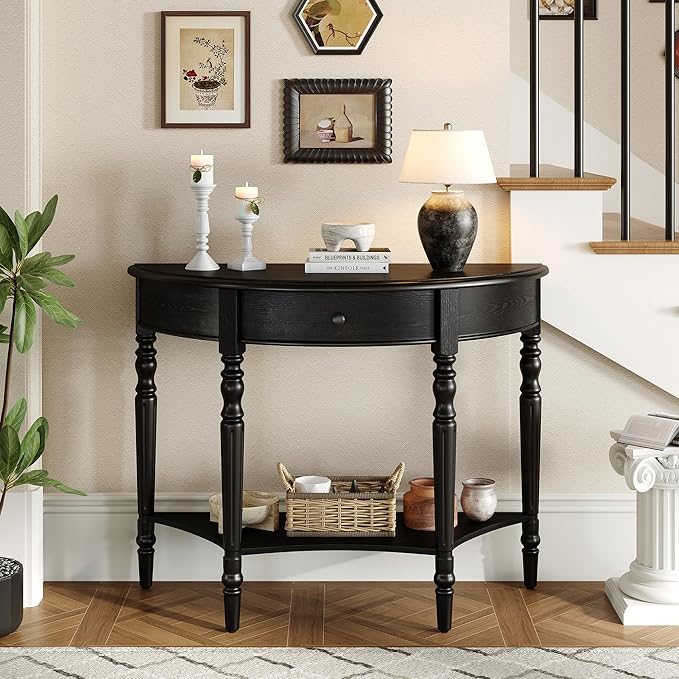 LUMISOL Rustic Console Table - Image 7