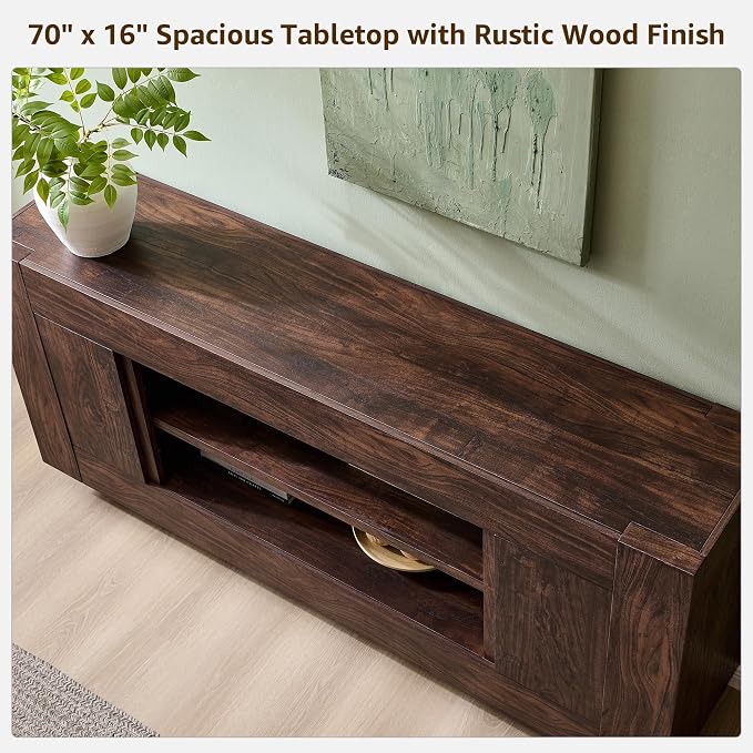 OKD Modern 70" TV Stand, Entertainment Center - Image 4