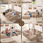 ovios 104" Cloud Boneless Couch - Image 6