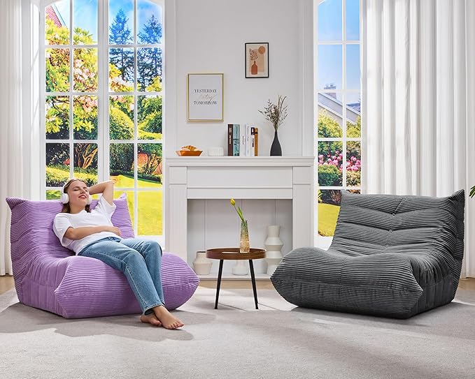 Bean Bag Chairs for Adults Giant Bean Bag Chair Memory Foam BeanBag Chair Bean - Image 8