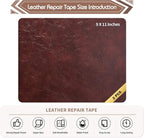 KING MOUNTAIN Leather Repair Patch, 2 Packs 9 x 11 Inches self Adhesive Leather - Image 4