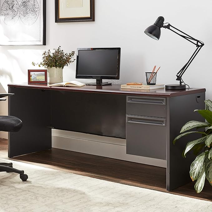 HON 38856RNS 38000 72 by 24 by 29-1/2-Inch Single Right Pedestal Credenza - Image 2
