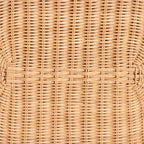 Bali & pari Elissa Bohemian Light Honey Rattan Elephant End Table - Image 8