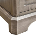 eHemco Art Deco End Table with Gold Accent Knob, Rectangular Side Table with - Image 8