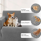 Arfntevss Stretch Sectional Couch Covers L Shaped Corner Sectional Sofa Cover - Image 3