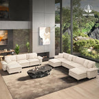HERA'S HOUSE 88" Modular Sectional Sofa, L Shaped Couches - Image 9