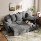 LINSY HOME 90.5'' Sectional Sleeper Sofa by LINSYHOME