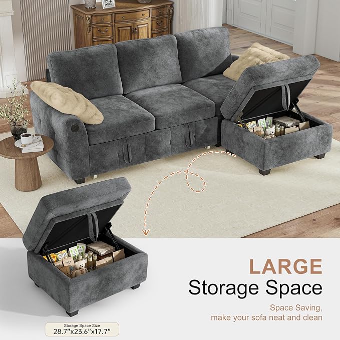 Hanherry 81" Sectional Couch - Image 3