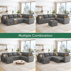 HONBAY Sectional Sleeper Sofa - Image 5