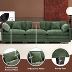 Ihanherry 111.4 Inch 3-Seater Cloud Sofa, Modular Sectional Couch, Modern Deep - Image 6